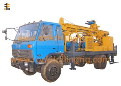 China Mobile Borehole Drilling Machine 4 X 4 Truck Mounted Rig 200m Drilling Depth for sale