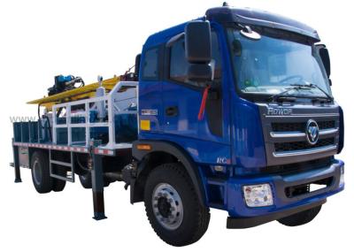 China torque hidráulico da rotação do equipamento de perfuração 4500nm de Borewell do equipamento de perfuração do caminhão da profundidade de 300m à venda