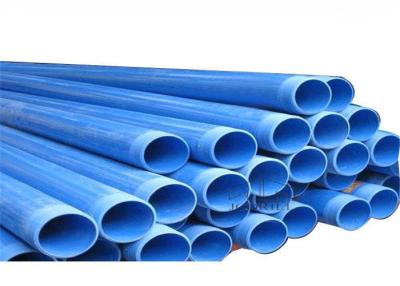 China 50x6000mm Deep Blue Plastic Casing Pipe Water Well Drilling Tools With Slots for sale