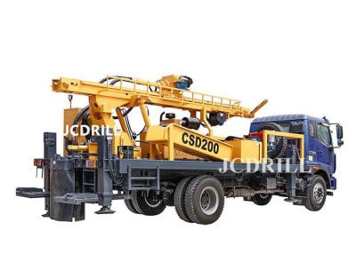 China ISO Full Hydraulic 200 Meters Truck Mounted Water Drilling Rig Machine for sale