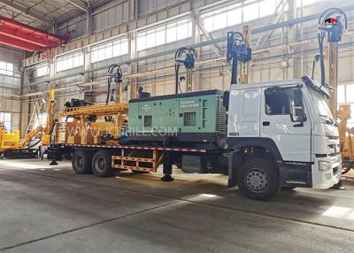 Κίνα πολυσύνθετη τοποθετημένη φορτηγό εγκατάσταση γεώτρησης διατρήσεων γεωτρήσεων 6x4 300meters προς πώληση