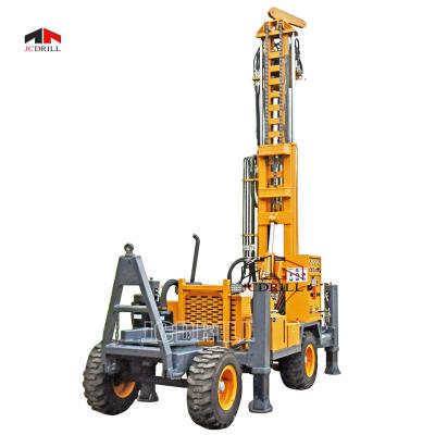 China Twd200 Rock Portable Water Well Rig Diesel Engine Trailer Mounted Borehole for sale
