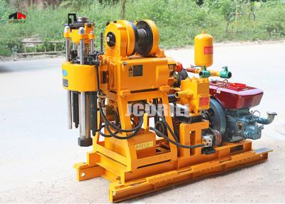 China 200m Spline Vertical Water Well Drilling Rigs Skid Mounted for sale