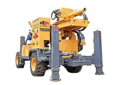 China 300m Depth Trailer Mounted Water Well Drilling Rigs Machine for sale