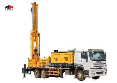 China 300m Water Borehole Drilling Machine , Truck Mounted Water Well Digging Equipment for sale