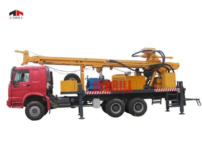 China 1000m Deep Water Well Drilling Rig Truck Mounted Hydraulic Drilling Rig for sale