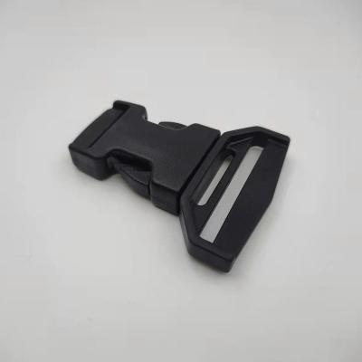 China T Shaped 2cm Width Plastic Strap Buckles Special Side Release Insert Buckle for sale