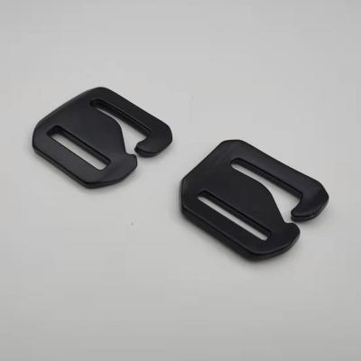 China OEM 33mm Plastic Tri Glide Buckle With Half Round Shape for sale