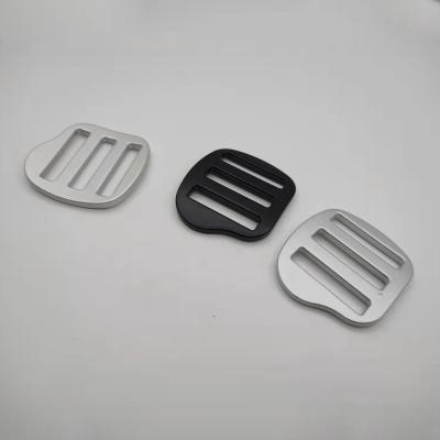 China 2.8mm Thick Aluminium Adjustable Slide Buckles G Hooks For Webbing for sale