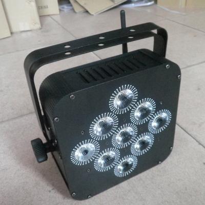 China Master / Slave Operation LED Flat Led Par Can For Theaters Or Night Clubs for sale
