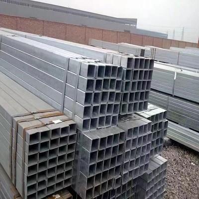 China 4 Inch Schedule 40 Galvanized Square Pipe Construction Structure à venda