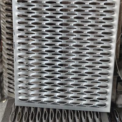 China Crocodile Mouth Perforated Anti Skid Plate Sheets For Stair And Floor for sale