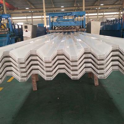 China 0.1-1.0mm Thickness PPGL Corrugated Steel Sheet For Commercial Building for sale