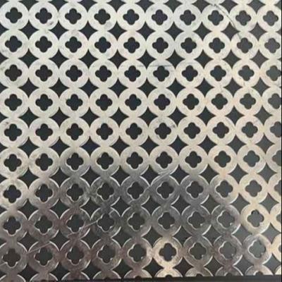 China 0.8 mm de espesor Panel perforado de aluminio / hoja perforada de aluminio para la construcción en venta