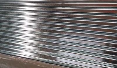 China Dx51d GI Chapa de acero corrugado revestida con zinc Chapa de techo corrugado galvanizado en venta