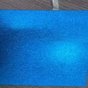 China GL Blue Prepainted Galvanized Steel Sheet Anti Finger Print for sale