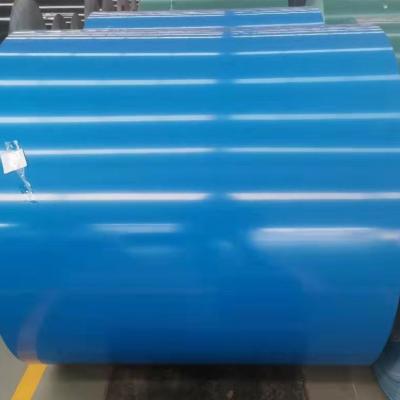 China 610mm Blue Prepainted Galvalume Steel Coil Self Cleaning for sale