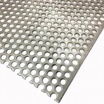 China 0.8mm Thickness Aluminum Perforated Sheet Screen With Custom Hole for sale