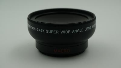 China Black Fisheye Wide Angle Macro Lens , Autofocus Fisheye Lens For Canon LX-146 for sale