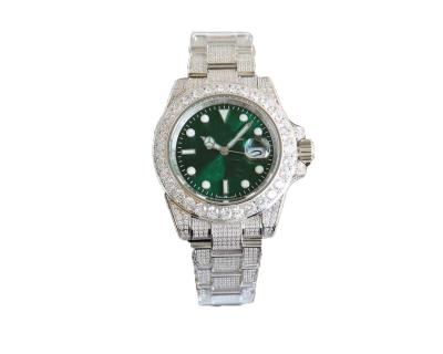 Китай Модный стиль Кристальный кварцевый часы Часы Серебряная лента Цвет 7 мм толщина корпуса продается