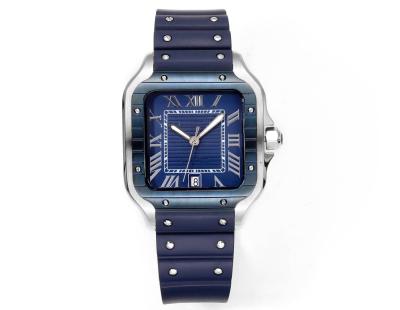 China Diámetro de la caja 40 mm Reloj de pulsera impermeable de acero inoxidable con longitud de banda 200 mm en venta