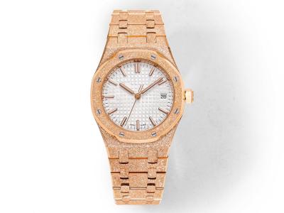 Chine Alloy Quartz Rose Gold Luxe Watch 24cm Longueur de la bande 50g Poids à vendre