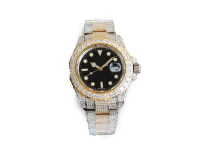 China Elegant Crystal Quartz Powered Watches With Stainless Steel Band for sale
