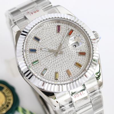 China Bateria de quartzo de cristal relógios de pulso relógios com caixa de aço inoxidável à venda