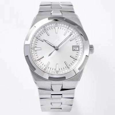 Китай Гладкие стильные настоящие кожаные наручные часы с черным ремнем диаметром корпуса 44 мм продается