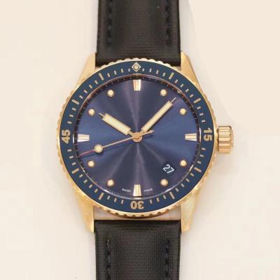 China Leather Strap High End Swiss Luxury Watches Water Resistance 100m Sapphire Crystal for sale