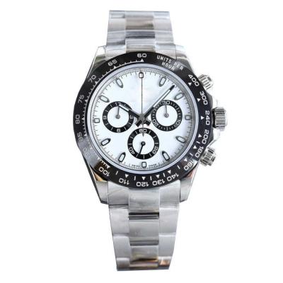 China Super Clone 12.4mm Timing Mechanical Movement Stainless Steel Sapphire Glass Deep Panda Watches for sale