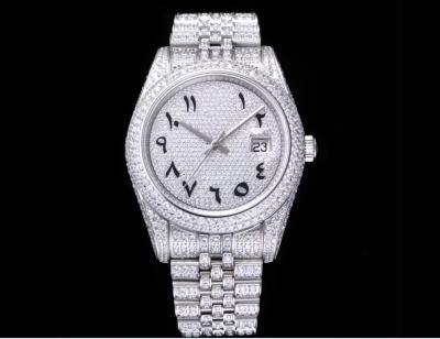 China Relógio mecânico OEM Homens de luxo Relógio automático de pulso de aço inoxidável 100M Relógio à prova d'água à venda