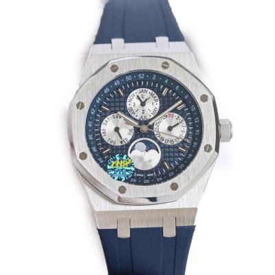 China Silver Hands Swiss Luxury Watch with Sapphire Crystal and Mechanical Movement for sale