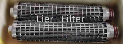 China Corrosion Resistance 15um Stainless Steel Pleated Filter Cartridge In Synthetic Fiber for sale