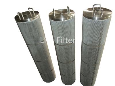 China High Porosity Reusable Pleated Filter Element Cartridge for sale