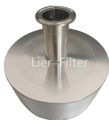 China SS304 SS316 SS316L Durable Shaped Filter Perforated Metal Mesh Funnel Filter for sale