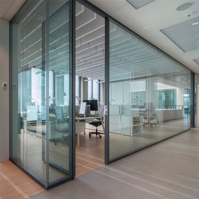 Office glass partition systems