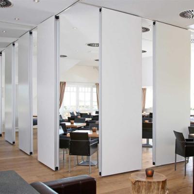China 66mm 85mm 100mm Folding Wall Partition Sliding Folding Acoustic Wall Partitions for sale
