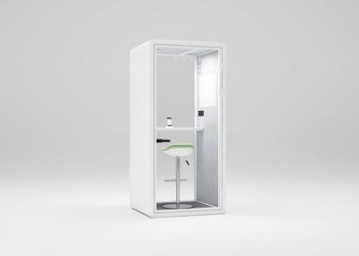 Quality Luxury Office Phone Booths Laminated Glass Hidden Frame Acoustic Meeting Pods for sale