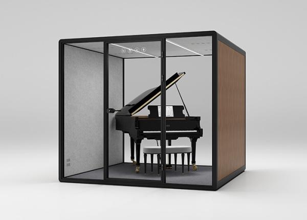 Quality Practice instrument soundproof room silent pods with laminate glazed office pods for sale