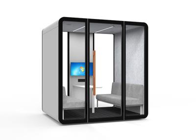 China Silent Office Phone Booths Customized With Back Pilaster Back Panel SGS Approved for sale