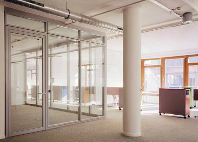 Quality Office Fireproof Glass Room Divider Wall 90mm 108mm Fire Rated Office Glass for sale