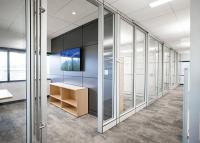 Quality Office Fixed Aluminum Partition Wall Aluminum Frame Full Height Partition Wall for sale