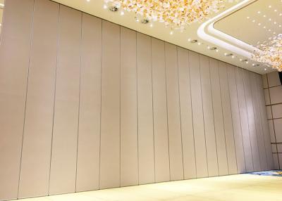 China Hotel Banquet Acoustic Folding Wall Partition Panel Fire Rated Fabric With STC 45db RW for sale