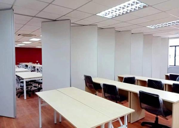 Quality Folding Movable Partition Walls Acoustic Meeting Room Divider Wall 66mm 85mm 100mm for sale