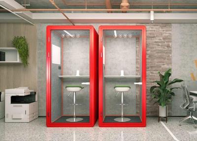 China Comfort Soundproof Portable Office Pods Easy Disassemble Silent Phone Booth for sale