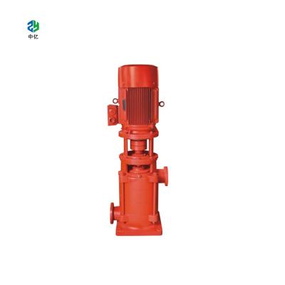 China XBD-L Multistage Fire Pump 30GPM-3000GPM Vertical Multistage Jockey Pump for sale