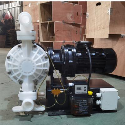 China DBY Plastic Electric Diaphragm Pump With Reduction Box Voltage 380v 440v 460v for sale