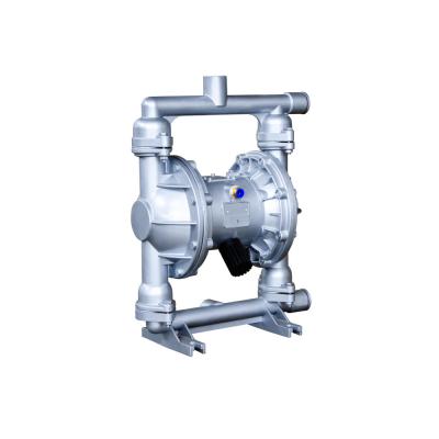 China Pneumatic Diaphragm Pump For Acid Ethanol, Double Diaphragm Material On Plastic / SS316 for sale