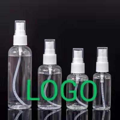 China 80ml Plastic Packaging Bottle Customized Silkscreen Print Cosmetic Spray Bottle for sale